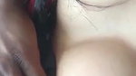 GF outdoor boob press by lover viral clip