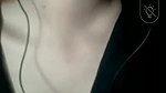 slim girl boob show on video call with lover