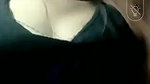 slim girl boob show on video call with lover