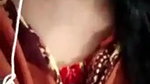 innocent girlfriend showing big boobs on call
