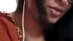 innocent girlfriend showing big boobs on call
