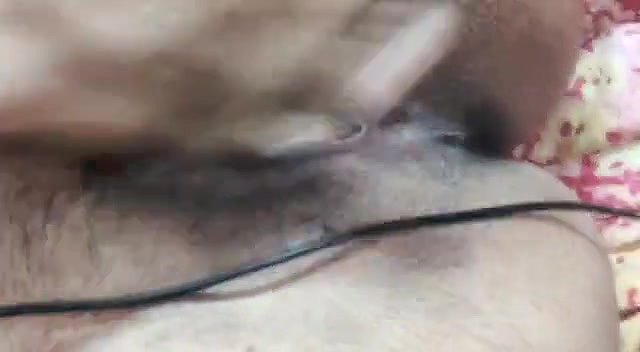 Indian fingering girl showing hairy pussy