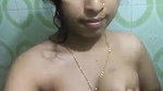 topless desi girl nude boobs licking selfie