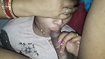 cute girl blowjob to lover and cum in mouth
