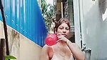 Youtube Chitra nude bath outdoors viral clip