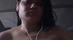 busty girl boobs show on video call viral show