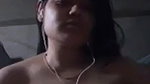 busty girl boobs show on video call viral show