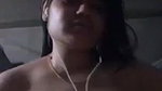 busty girl boobs show on video call viral show