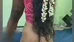 Tamil Aunty Giving Blowjob  showing her black ass