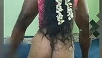 Tamil Aunty Giving Blowjob  showing her black ass
