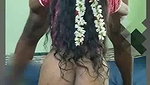 Tamil Aunty Giving Blowjob  showing her black ass