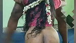 Tamil Aunty Giving Blowjob  showing her black ass