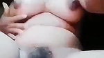 bushy pussy Indian girl boob press selfie