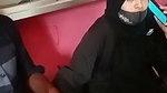 Hijabi girl riding dick in photo studio sex MMS