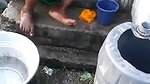 village bhabhi outdoor nude bath caught by devar