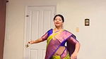Iyer maami in US huge deep thoppul navel show dance
