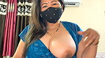 88pink 2 blue nighty one boobs open nepali randi bhabhi