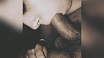 Indian blowjob big dick sucking small tits girl