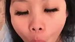Asian Tiktok Influencer Sucking and Recieving Facial