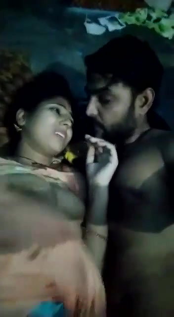 Newly married couple foreplay boob sucking MMS