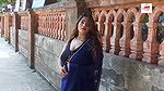 Blue Saree Mota Chucha