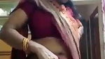 Tamil iyer maami showing milky boobs viral clip