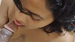 Desi girl kneeling down dick sucking viral MMS