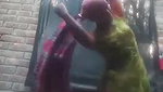 Bengali village girl bathing outdoors clip