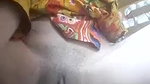 Desi girl masturbating pussy with a stick