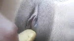 Desi girl masturbating pussy with a stick