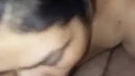 Indian MILF blowjob with big boobs hanging