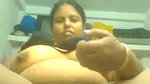 MILF showing big boobs and fingering pussy