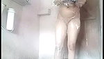 aunty bathing