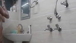 girl taking bath and dancing