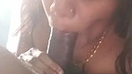 Bhabhi sucking brown dick like a lollipop