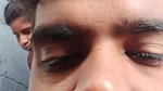 Desi wife bathing caught while hubby doing video