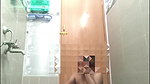 chubby aunty bathing
