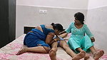 Desi incest threesome sex with wife and saali