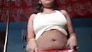 Sexy Desi girl striptease dance show
