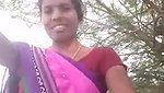 Telugu wife showing her naked pussy outdoors
