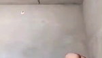 Desi girl putting powder on bushy pussy