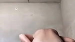 Desi girl putting powder on bushy pussy