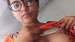 Desi girl exposing untouched naked boobs
