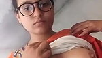 Desi girl exposing untouched naked boobs