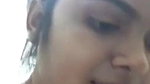 Beautiful Girl Fully Nude Pressing Boobs Rubbing Her Pussy