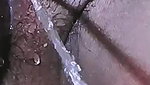 naughty Bhabhi pissing sitting on comode