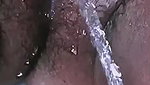 naughty Bhabhi pissing sitting on comode
