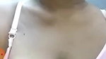MILF aunty showing boobs out from saree and bra