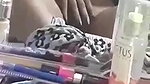 Dehati girl showing boobs in mirror cam record