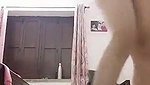 Desi girl shows hairy pussy and hot ass
